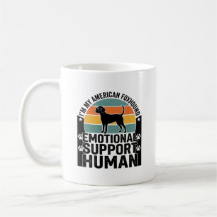 American Foxhound Emotional Support Human Shirt De Coffee Mug