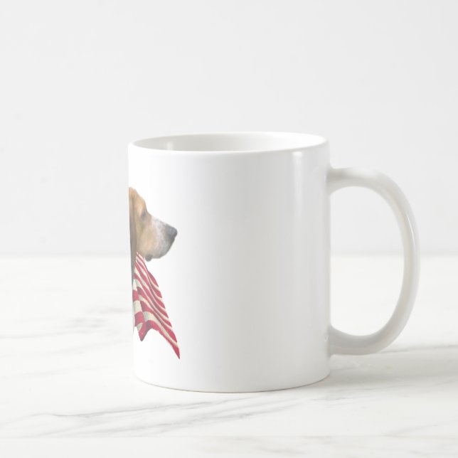 American Foxhound Flag Coffee Mug (Right)