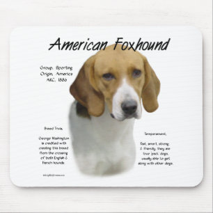 American Foxhound History, All About Foxhounds Mouse Pad