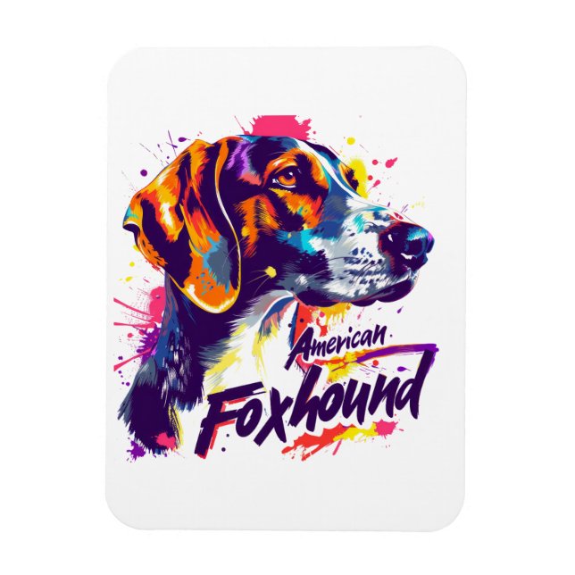 American Foxhound Magnet (Vertical)