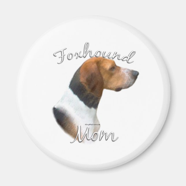 American Foxhound Mom 2 Magnet (Front)