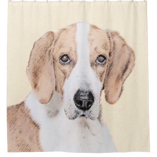 American Foxhound Painting - Cute Original Dog Art (Front)