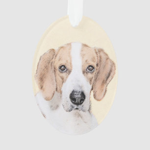 American Foxhound Painting - Joli art original chi