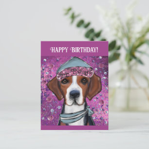 American Foxhound Postcard