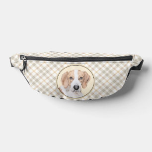 American Foxhound Red Walker Cute Painting Dog Art Fanny Pack