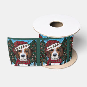 American Foxhound Satin Ribbon