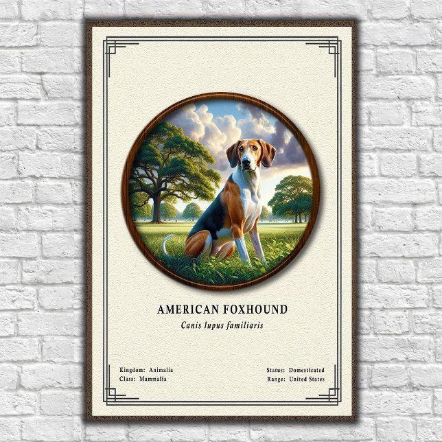 American Foxhound Zoology Series Poster (Creator Uploaded)