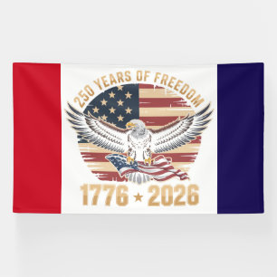 American Freedom 250th Anniversary Banner