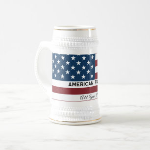 American Freedom Personalized Name Beer Stein