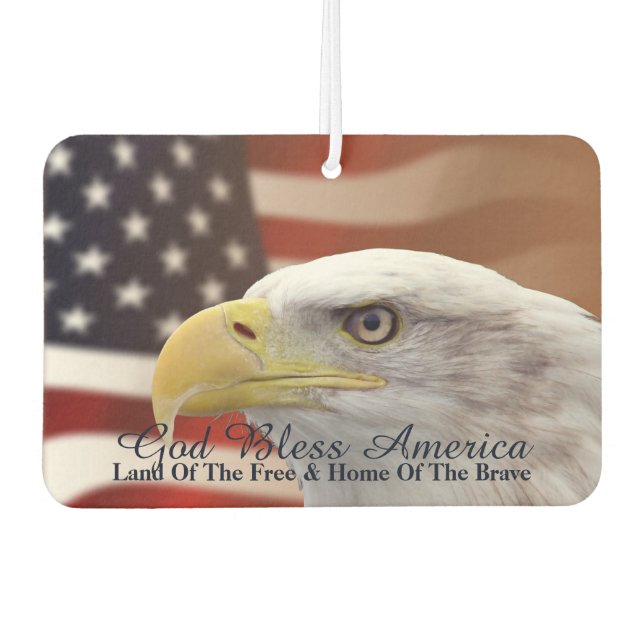 American Freedom Symbols Air Freshener" Air Freshener (Front)