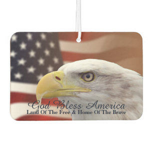 American Freedom Symbols Air Freshener" Freshener