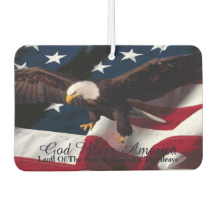 American Freedom Symbols Air Freshener" Freshener