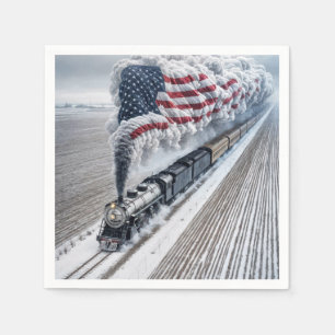 American Freedom Train Napkin