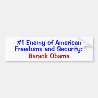 American Freedoms Bumper Sticker