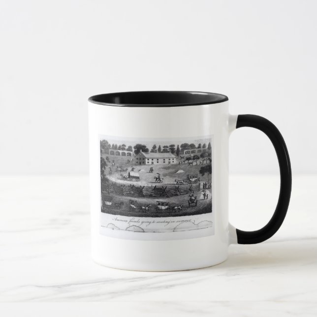 American Friends Going to Meeting in Summer Mug (Right)