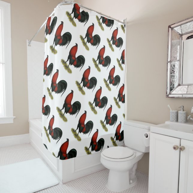 American Game BB Black Red Rooster (In Situ)