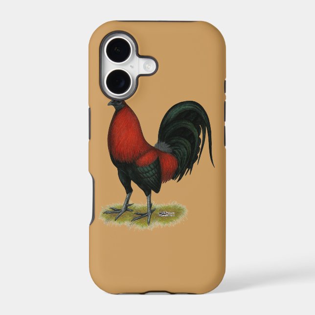 American Game BB Black Red Rooster (Back)