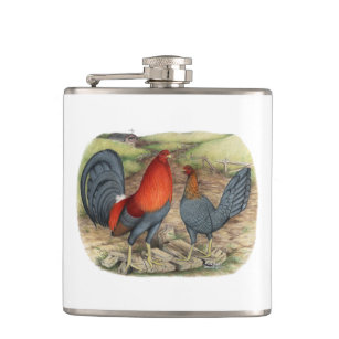 American Game Blue Reds Hip Flask