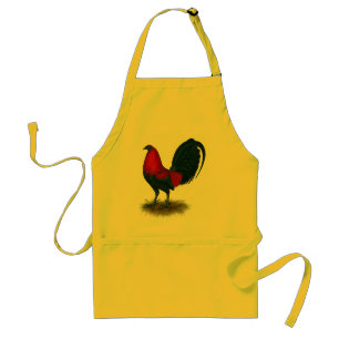 American Gamecock: Brown Red Standard Apron