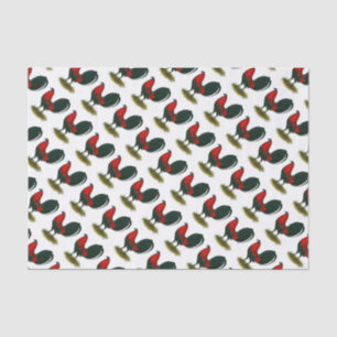 American Gamecock: Brown Red Tissue Paper