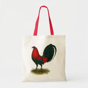 American Gamecock:  Brown Red Tote Bag