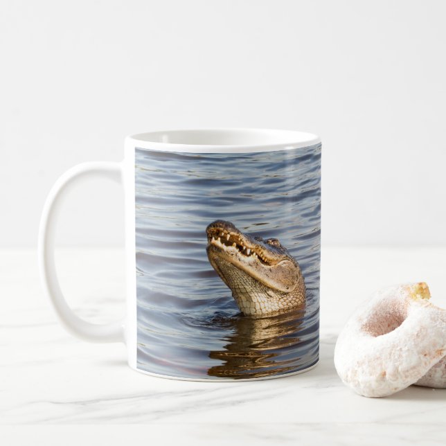 American Gator Coffee Mug (With Donut)