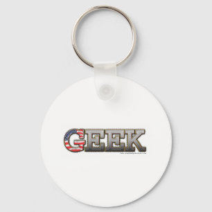 American Geek Keychain