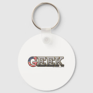 American Geek Keychain