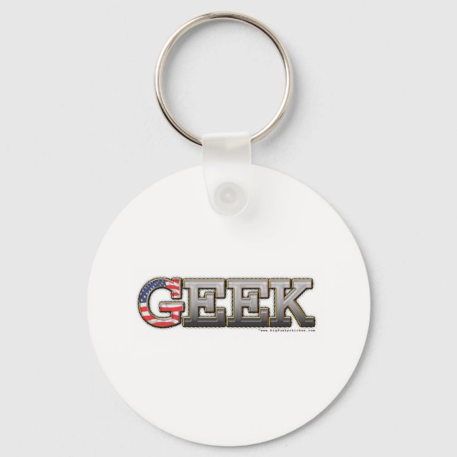 American Geek Keychain (Front)
