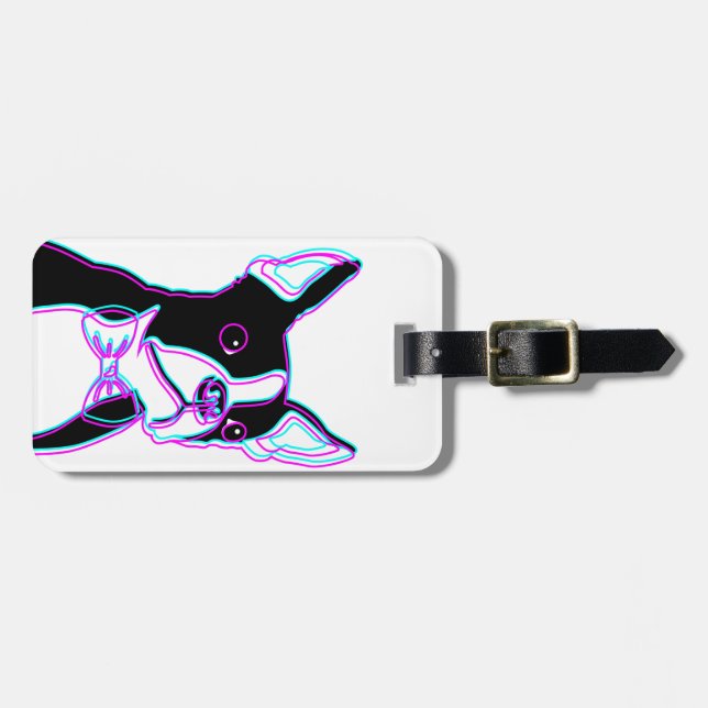 American Gentleman Luggage Tag (Front Horizontal)