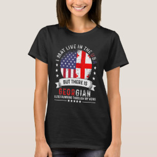 American Georgian Home in US Patriot American Geor T-Shirt