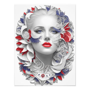 American girl 2 photo print