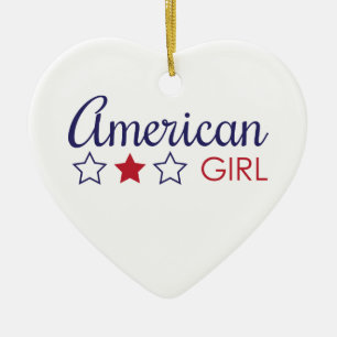 American Girl Stars Ceramic Ornament
