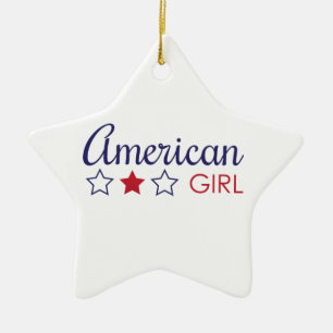 American Girl Stars Ceramic Ornament