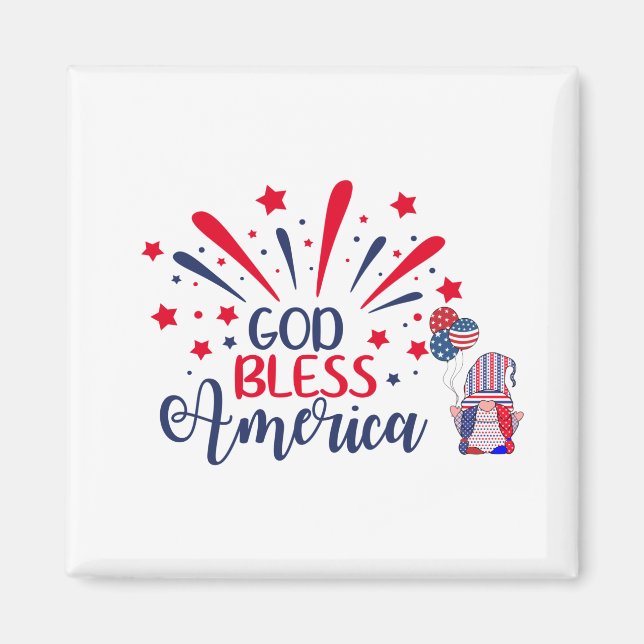 American Gnome Magnet (Front)