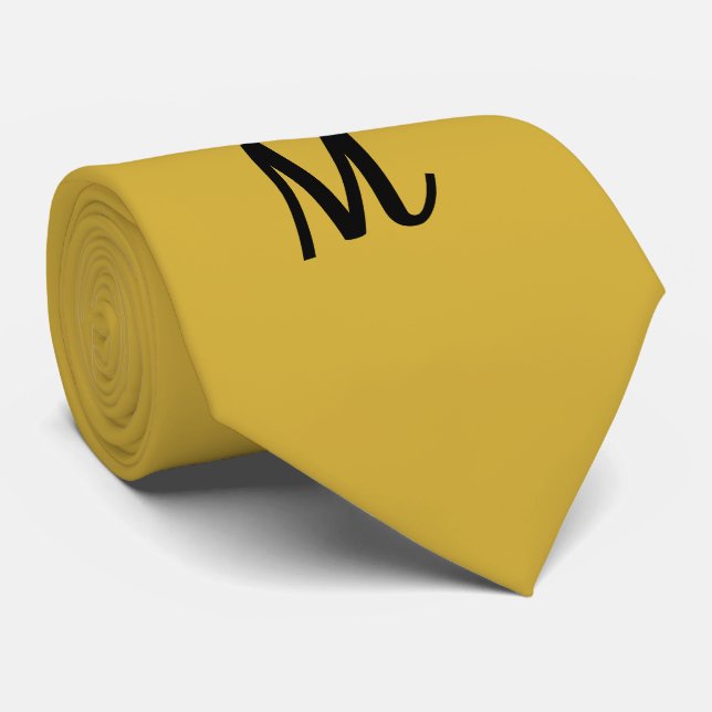 American Gold Colour Tie (Rolled)