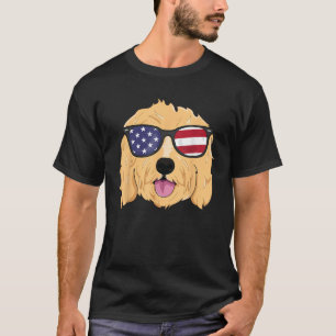 American Goldendoodle America USA Doodle Dog Puppy T-Shirt
