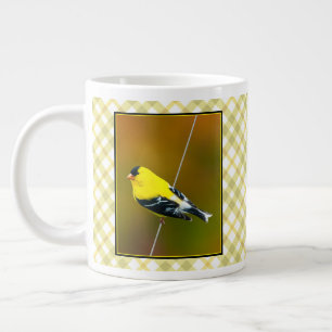 American Goldfinch - Original Photograph Large Coffee Mug