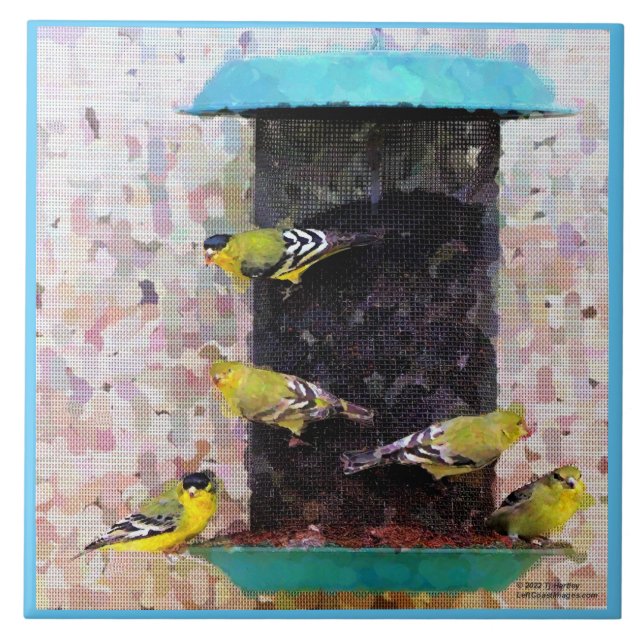 AMERICAN GOLDFINCH TILE (Front)