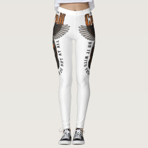 American Gorilla Motorcycle Vintage Biker Eagle Leggings