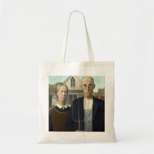 American Gothic by Grant DeVolson Wood Tote Bag