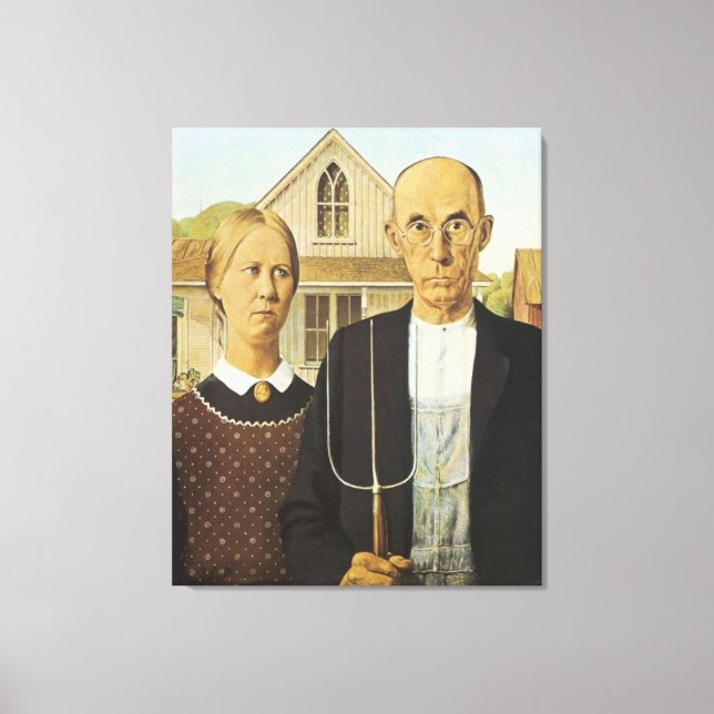 American Gothic Canvas Print (Front)