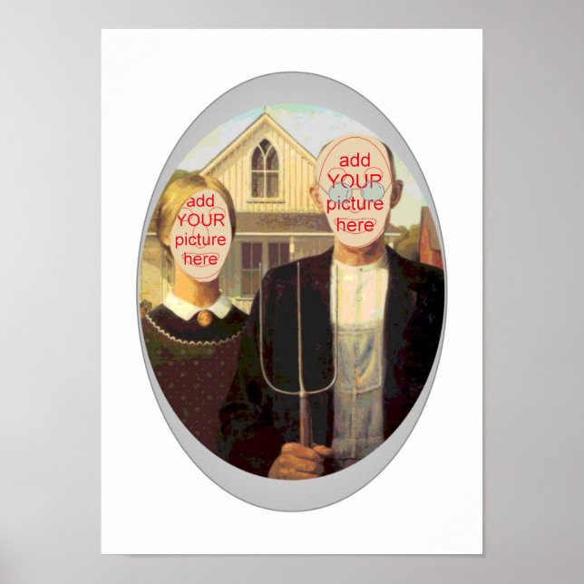 American Gothic Carnival Cutout Poster (Front)