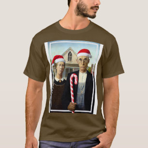 American Gothic Christmas T-Shirt