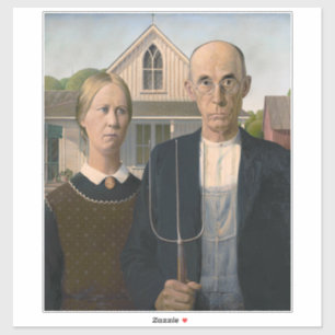 American Gothic: Country Life Poor Rural Farmer