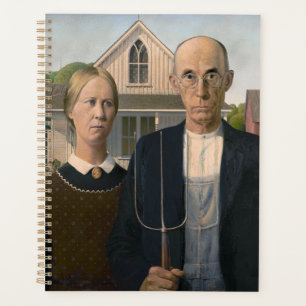 American Gothic: Country Life Poor Rural Farmer Planner