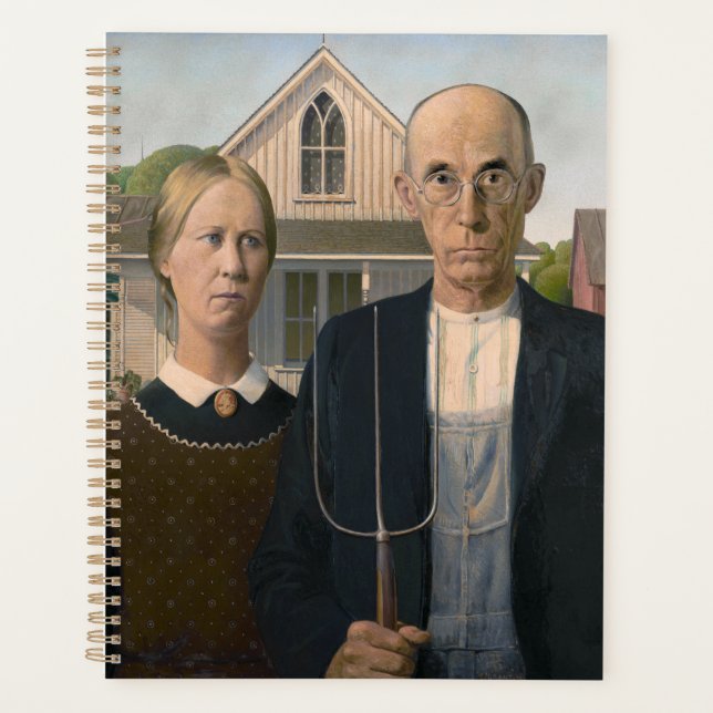 American Gothic: Country Life Poor Rural Farmer Planner (Front)