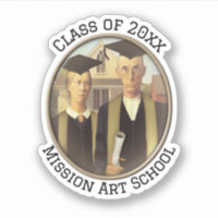 American Gothic Graduation Cameo