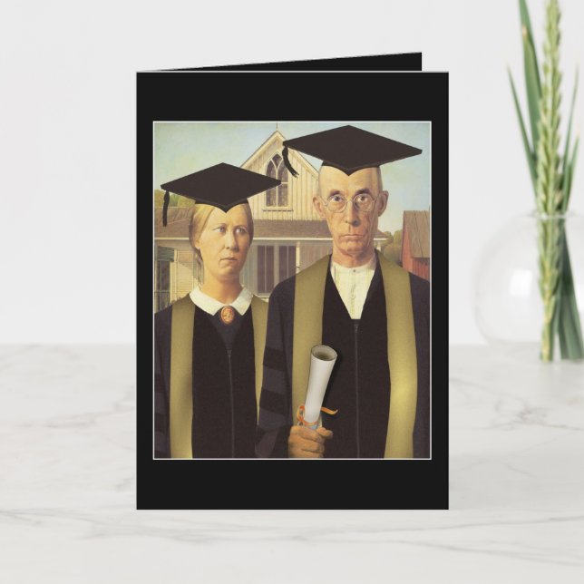 American Gothic Graduation Card (Front)