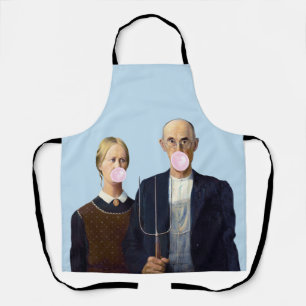 American Gothic Grant Wood   Apron